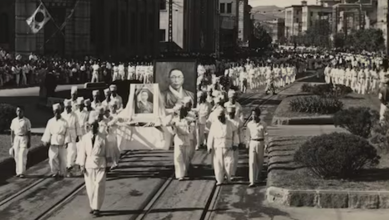김구  장례식, 서울운동장19490705.jpg